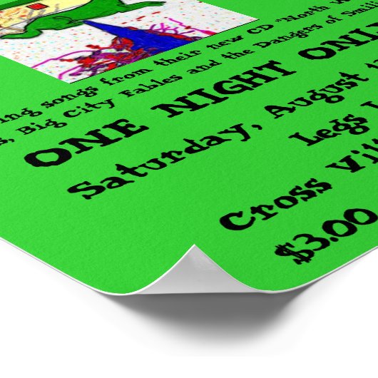 gewoon groen poster (Hoek)