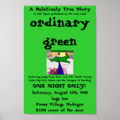 gewoon groen poster (Voorkant)