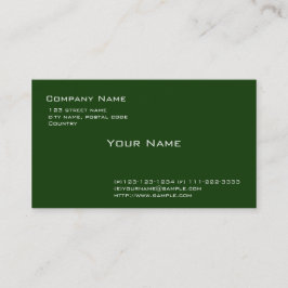 gewoon groen visitekaartje