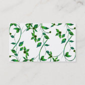 Gewoon groen visitekaartje (Achterkant)
