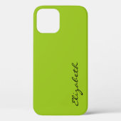 Gewoon groene achtergrond Case-Mate iPhone case (Achterkant)