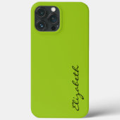 Gewoon groene achtergrond Case-Mate iPhone case (Achterkant)
