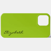 Gewoon groene achtergrond Case-Mate iPhone case (Achterkant (horizontaal))