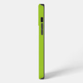 Gewoon groene achtergrond iPhone hoesje (Linkerkant)