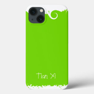 Gewoon groene professionele legant modern Case-Mate iPhone case