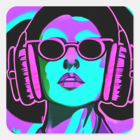 Gewoon Groovin' Muziek Hoofdtelefoon Psychedelic L