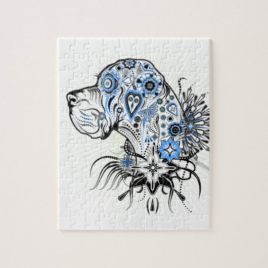 Gewoon Grote Denen Legpuzzel (Verticaal)