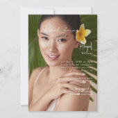 Gewoon haar bruid foto Vrijgezellenfeest Kaart (Voorkant)