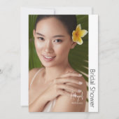 Gewoon haar moderne bruid foto Vrijgezellenfeest Kaart (Voorkant)