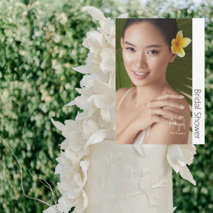 Gewoon haar moderne bruid foto Vrijgezellenfeest Kaart