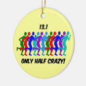 gewoon half gek keramisch ornament (Links)