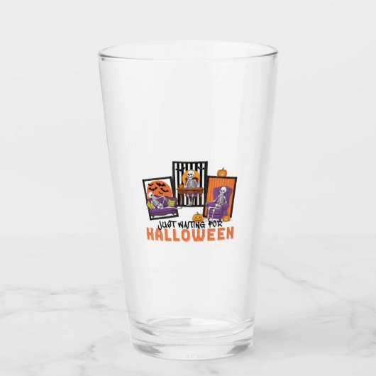 Gewoon Halloween-valstemming afwachten Glas (Voorkant)