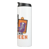 Gewoon Halloween-valstemming afwachten Thermosbeker (Geroteerd rechts)