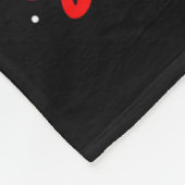 Gewoon hangen met mijn Gnomies Xmas drie kersthond Fleece Deken (Hoek)