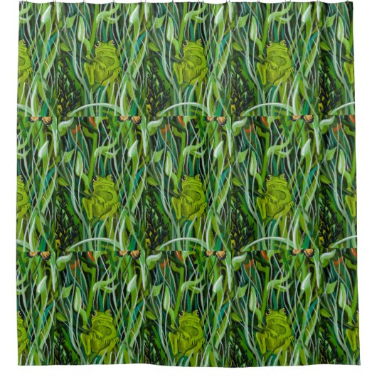 Gewoon hangen rond het Shower Curtain Douchegordijn (Voorkant)