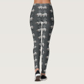 Gewoon hangen rond leuke luie luiaard leggings (Achterkant)
