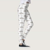 Gewoon hangen rond leuke luie luiaard leggings (Rechts)