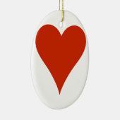 Gewoon hart keramisch ornament (Rechts)