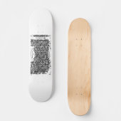Gewoon "Heart Sutra Shakyo" Deck Persoonlijk Skateboard (Voorkant)