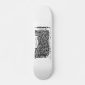 Gewoon "Heart Sutra Shakyo" Deck Persoonlijk Skateboard (Voorkant)