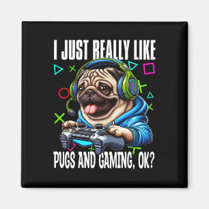 Gewoon heel erg leuk als Pugs en Gaming OK Video G Magneet