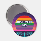 Gewoon heel gay Pride Pixel Magneet (Voorkant / Achterkant)