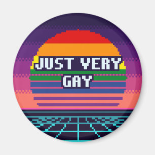 Gewoon heel gay Pride Pixel Magneet