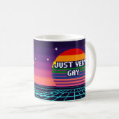 Gewoon heel gay Pride Pixel Mok (Voorkant rechts)