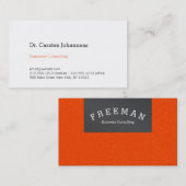 Gewoon helder en modern visitekaartje (Voorkant / Achterkant)