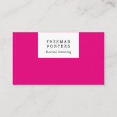 Gewoon helder en rosa! visitekaartje (Achterkant)