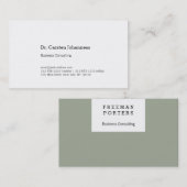 Gewoon helder! visitekaartje (Voorkant / Achterkant)