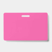 Gewoon helder, warm roze badge (Achterkant)