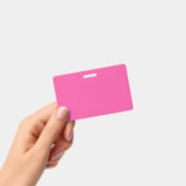 Gewoon helder, warm roze badge (Handheld)