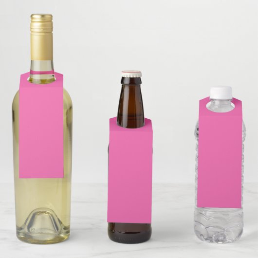 Gewoon helder, warm roze flessenhanger (In situ)