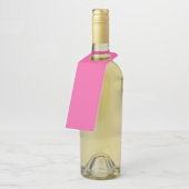 Gewoon helder, warm roze flessenhanger (Schuin)