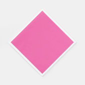 Gewoon helder, warm roze servet (Hoek)