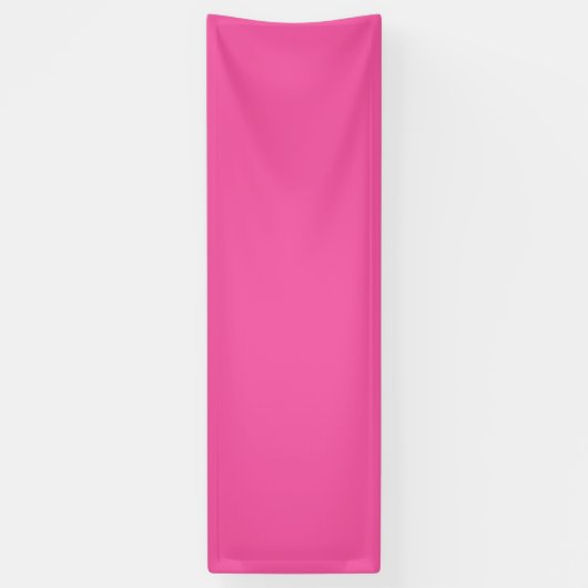 Gewoon helder, warm roze spandoek (Verticaal)