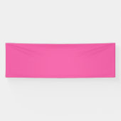 Gewoon helder, warm roze spandoek (Horizontaal)