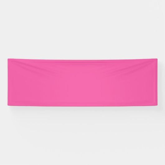 Gewoon helder, warm roze spandoek (Horizontaal)