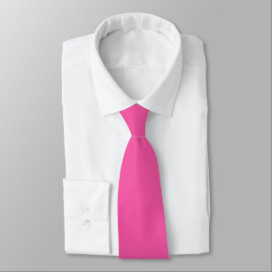Gewoon helder, warm roze stropdas