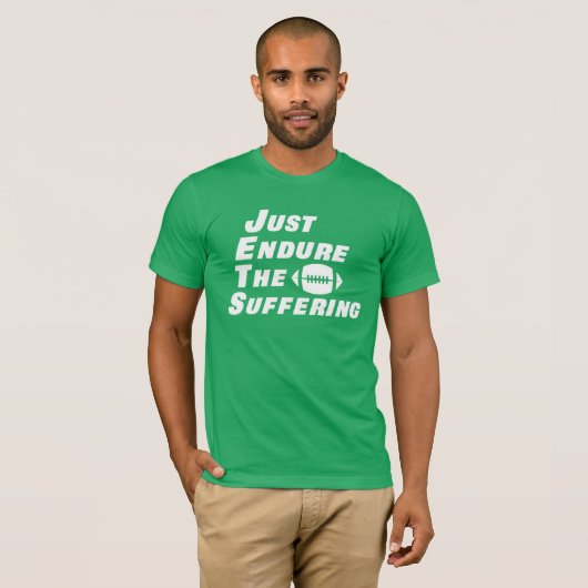 Gewoon het beledigende grappige football beëindige t-shirt (Voorkant volledig)