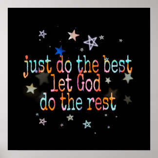 gewoon het beste doen poster