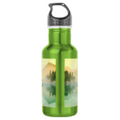 Gewoon het bos van het Breathe Waterfles (Achterkant)