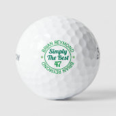 Gewoon het cadeau van de beste golfer golfballen (Voorkant)
