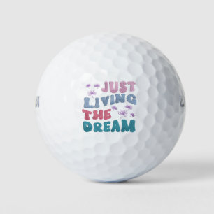 Gewoon het droomcitaat van het Inspirerend deeg Golfballen