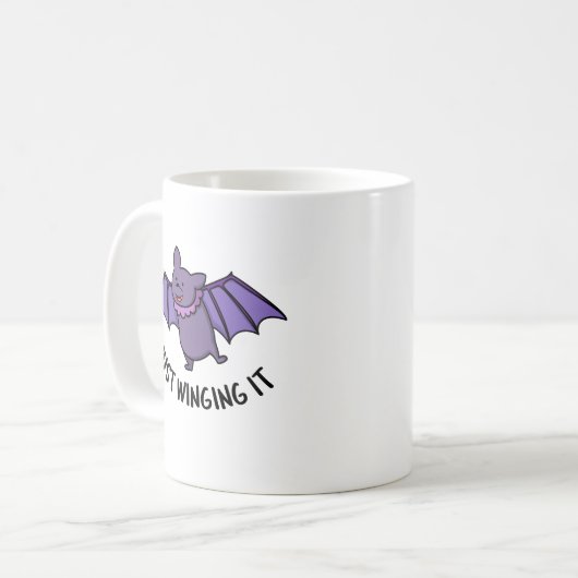 Gewoon het grappig maken van een bont koffiemok (Voorkant links)