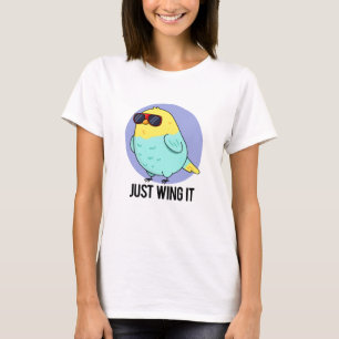 Gewoon het grappige vogelpest pun t-shirt