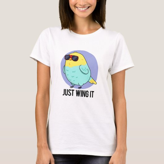 Gewoon het grappige vogelpest pun t-shirt (Voorkant)