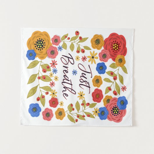 Gewoon het kleintje breken wandkleed (Voorkant (horizontaal))