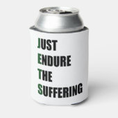 Gewoon het lijden beëindigen blikjeskoeler (Blikje Achterkant)